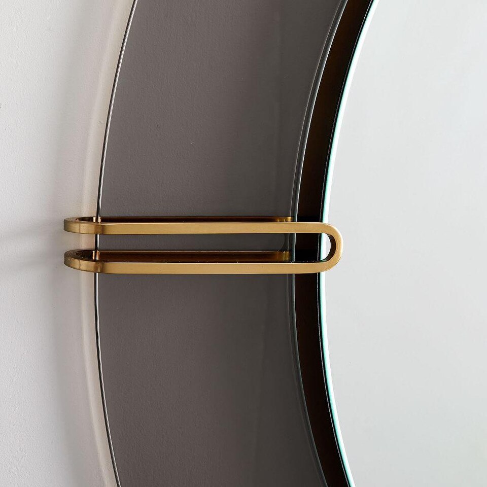 Dapper Glass Wall Mirror west elm United Kingdom